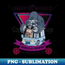 Gorilla Art - Aesthetic Sublimation Digital File - Spice Up Your Sublimation Projects