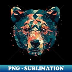 Abstract bear - PNG Transparent Sublimation Design - Defying the Norms