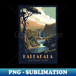 Haleakala National Park Travel Poster - Digital Sublimation Download File - Perfect for Creative Projects
