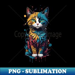 Cat - Modern Sublimation PNG File - Defying the Norms