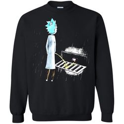 AGR Rick And Morty Piss Down Sewer IT Stephen King Shrits Sweatshirt