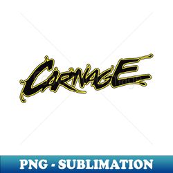 Carnage Logo - Trendy Sublimation Digital Download - Unleash Your Inner Rebellion