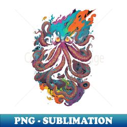 angry octopus - Exclusive Sublimation Digital File - Spice Up Your Sublimation Projects