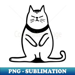 silly cat - Vintage Sublimation PNG Download - Perfect for Sublimation Mastery