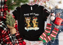 Disney Santa Chip And Dale Christmas Lights Sweatshirt, Double Trouble Christmas Couples Shirt, Xmas Party Shirt, Disney