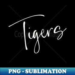 Tigers Script Typography Team Name - PNG Transparent Sublimation Design - Defying the Norms