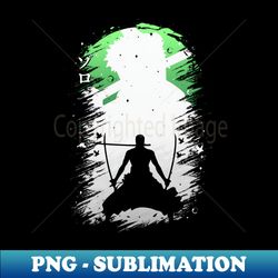 Zoro - Anime Splash - Signature Sublimation PNG File - Instantly Transform Your Sublimation Projects