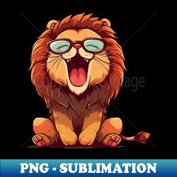 lion - PNG Transparent Sublimation Design - Instantly Transform Your Sublimation Projects