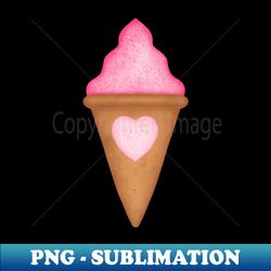 Valentines Ice Cream - Special Edition Sublimation PNG File - Transform Your Sublimation Creations