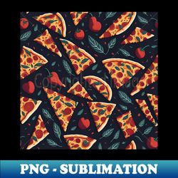 pizza pattern fast food pattern - png sublimation digital download - perfect for creative projects
