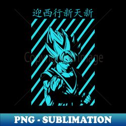 Anime Line 4 - PNG Transparent Digital Download File for Sublimation - Create with Confidence