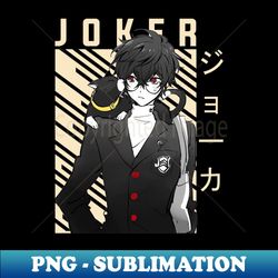 Joker - Persona 5 - High-Quality PNG Sublimation Download - Perfect for Sublimation Mastery
