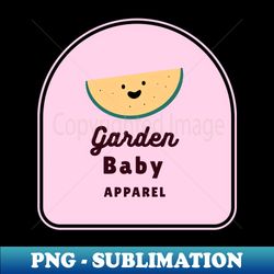 Garden Baby Apparel soft pink with cantaloupe - Premium Sublimation Digital Download - Spice Up Your Sublimation Projects