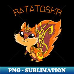 The Messenger Squirrel Ratatoskr and the World Tree - Elegant Sublimation PNG Download - Vibrant and Eye-Catching Typography