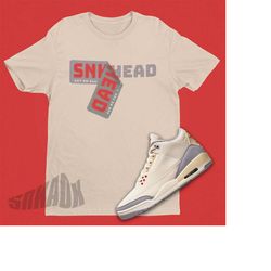 air jordan 3 canvas sneakerhead sticker shirt - retro 3 tshirt - sneaker stickers shirt to match aj3