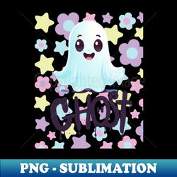 ghost flower star - PNG Transparent Digital Download File for Sublimation - Revolutionize Your Designs