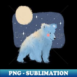 Midnight Bear - Exclusive PNG Sublimation Download - Boost Your Success with this Inspirational PNG Download