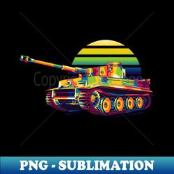 Tiger Tank - High-Resolution PNG Sublimation File - Perfect for Sublimation Mastery