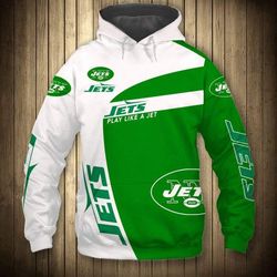 New York Jets Hoodie 3D Style1719 All Over Printed