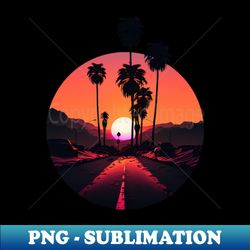Sun down - PNG Sublimation Digital Download - Fashionable and Fearless