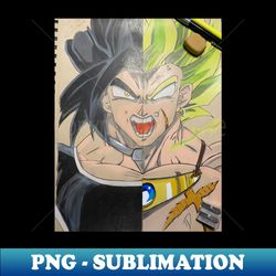 Broly - Digital Sublimation Download File - Defying the Norms