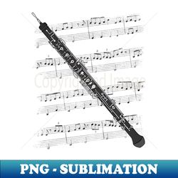 Oboe Player Oboist Woodwind Musician - PNG Sublimation Digital Download - Unleash Your Creativity