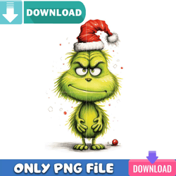 Grinch Cute Baby Naughty Png Best Files Design Download