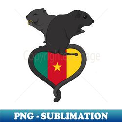 Gerbil Cameroon dark - Professional Sublimation Digital Download - Instantly Transform Your Sublimation Projects