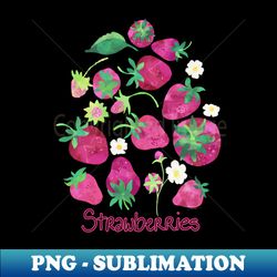 Fresh Strawberries - Exclusive Sublimation Digital File - Perfect for Sublimation Mastery