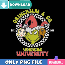 Grinchmas And Co Vintage PNG Perfect Files Design Download