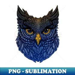 abstract owl mandala - PNG Transparent Sublimation Design - Enhance Your Apparel with Stunning Detail