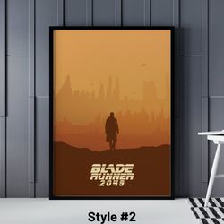 Blade Runner 2049 Poster, 6 Different Blade Runner 2049 Posters, Blade Runner 2049 Print, Blade Runner 2049 Decor, Blade