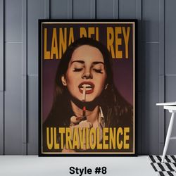 Lana Del Rey Poster, 10 Different Lana Del Rey Posters, Lana Del Rey Print, Lana Del Rey Decor, Lana Del Rey Wall Art, L