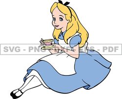 Alice in Wonderland Svg, Alice Svg, Cartoon Customs SVG, EPS, PNG, DXF 49