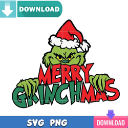 Santa Merry Grinchmas SVG Best Files for Cricut Svgtrending