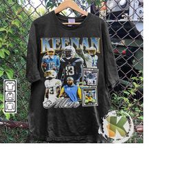 Vintage 90s Graphic Style Keenan Allen Shirt, Keenan Allen Shirt, Vintage Oversized Sport Tee, Retro American Football B