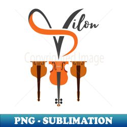 VIOLIN - Sublimation-Ready PNG File - Vibrant and Eye-Catching Typography