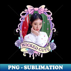 Halloween Wicked Cute Chaeryeong ITZY - PNG Transparent Digital Download File for Sublimation - Revolutionize Your Designs