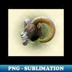 Mouflon - Aesthetic Sublimation Digital File - Vibrant and Eye-Catching Typography
