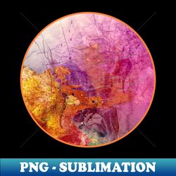 Circle Abstract Autumn Painting - Trendy Sublimation Digital Download - Perfect for Creative Projects