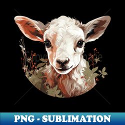Cute Lamb - Instant Sublimation Digital Download - Enhance Your Apparel with Stunning Detail