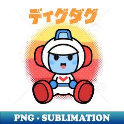 Dig Dug Chibi - Retro PNG Sublimation Digital Download - Enhance Your Apparel with Stunning Detail