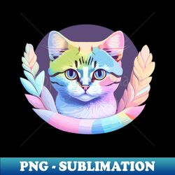 baby cat in pastel colors - creative sublimation png download - bring your designs to life