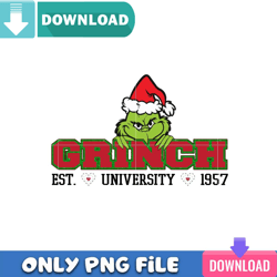 Grinch University EST 1957 Perfect Sublimation Design Download
