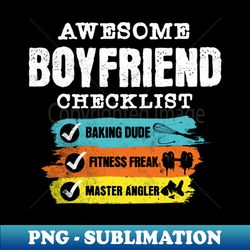 Awesome bf checklist - Vintage Sublimation PNG Download - Revolutionize Your Designs