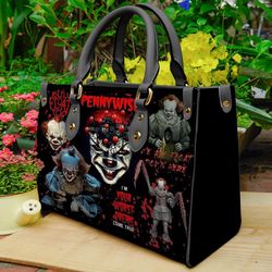 Halloween Leather handBag, Horror Leather Bag, Horror movie bag