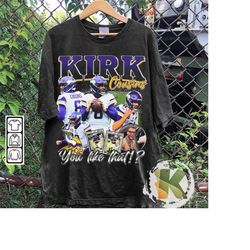 Vintage 90s Graphic Style Kirk Cousins T-Shirt, Kirk Cousins shirt, Vintage Oversized Sport Tee, Retro American Football