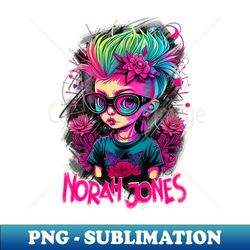 Norah Rock Girl - Vintage Sublimation PNG Download - Add a Festive Touch to Every Day