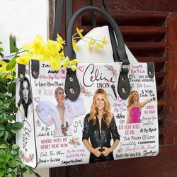 Celine Dion Handbag, Celine Dion Leather Bag, Celine Dion Purse Bag