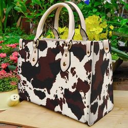 Cowhide Dairy Handbag, Cow Handbag, Cow Leather Bag